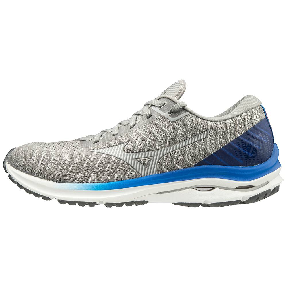 Sapatilhas Running Mizuno Wave Rider 24 WAVEKNIT™ - Homem - Cinzentas/Branco - WQBVY9130